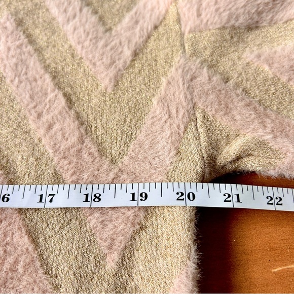 Anthropologie Fuzzy Chevron Pullover Sweater - Picture 10 of 15